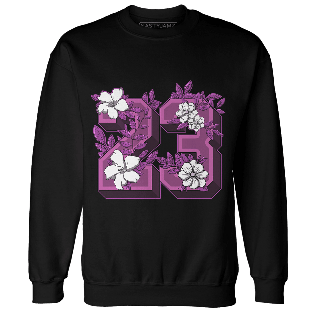 GS Hyper Violet 4s Sweatshirt Match 23 Floral - NastyJamz
