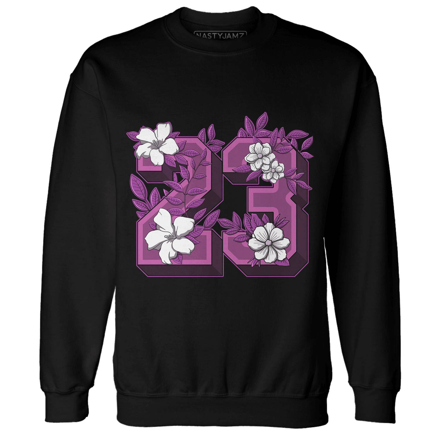 GS Hyper Violet 4s Sweatshirt Match 23 Floral - NastyJamz