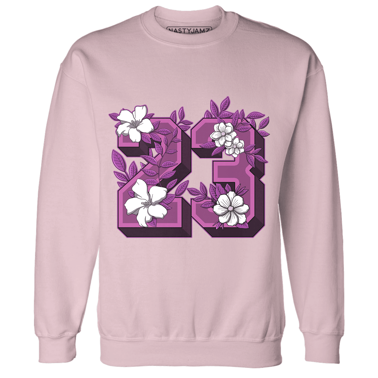 GS Hyper Violet 4s Sweatshirt Match 23 Floral - NastyJamz