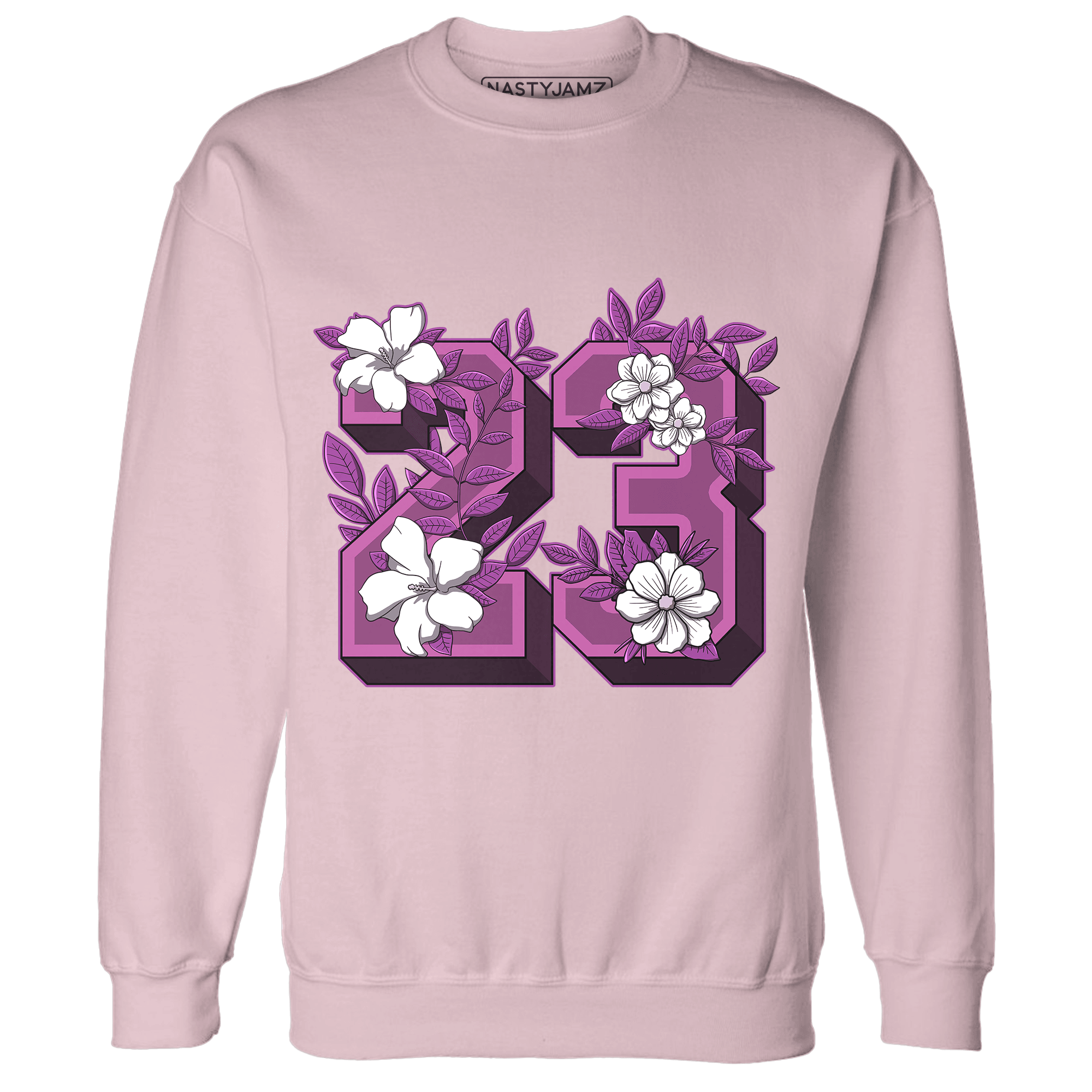 GS Hyper Violet 4s Sweatshirt Match 23 Floral - NastyJamz