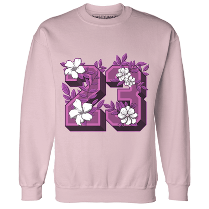 GS Hyper Violet 4s Sweatshirt Match 23 Floral - NastyJamz