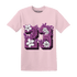 GS Hyper Violet 4s T Shirt 23 Floral - NastyJamz