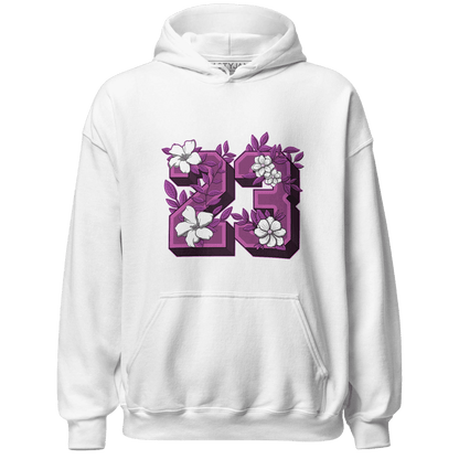 GS Hyper Violet 4s Hoodie Match 23 Floral - NastyJamz