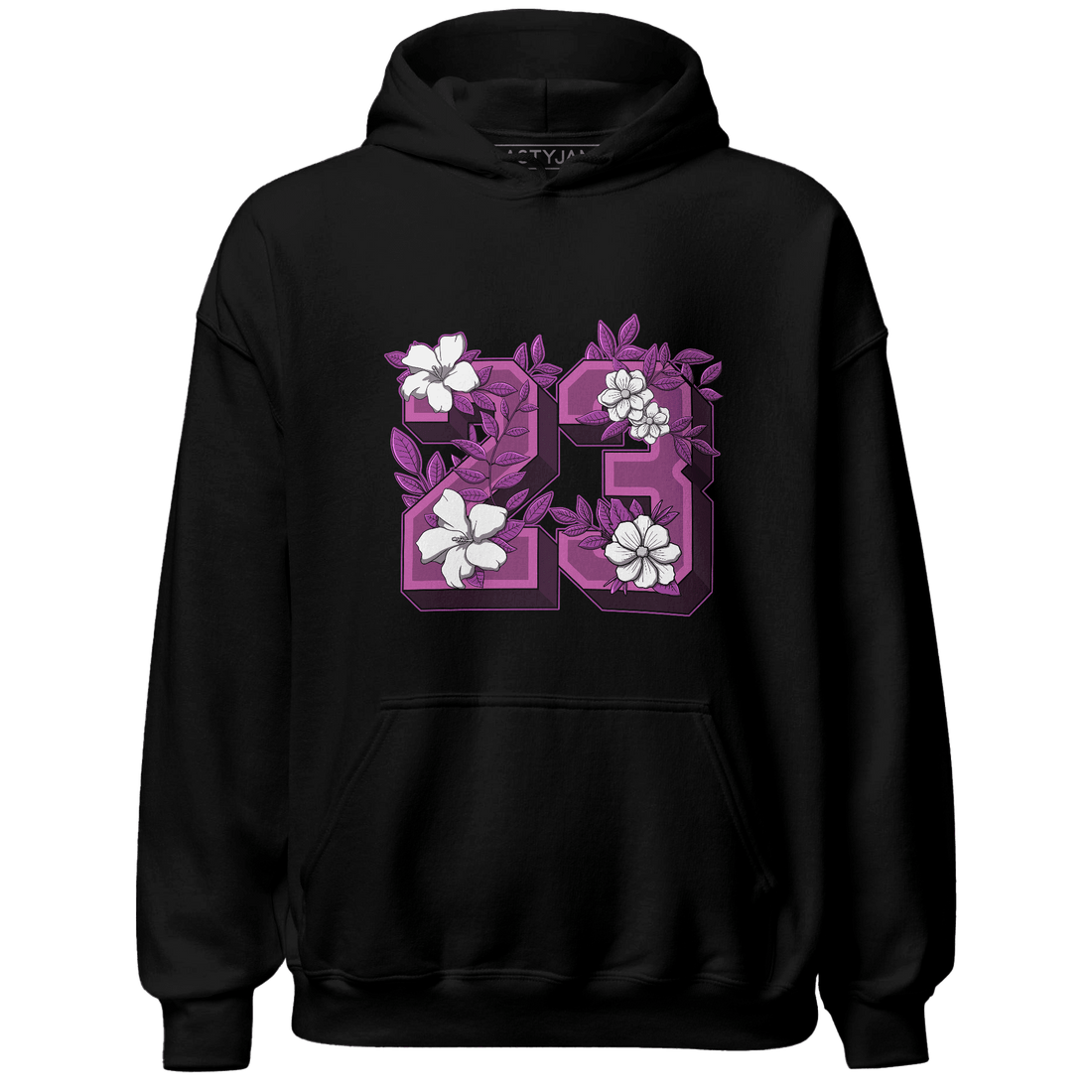 GS Hyper Violet 4s Hoodie Match 23 Floral - NastyJamz