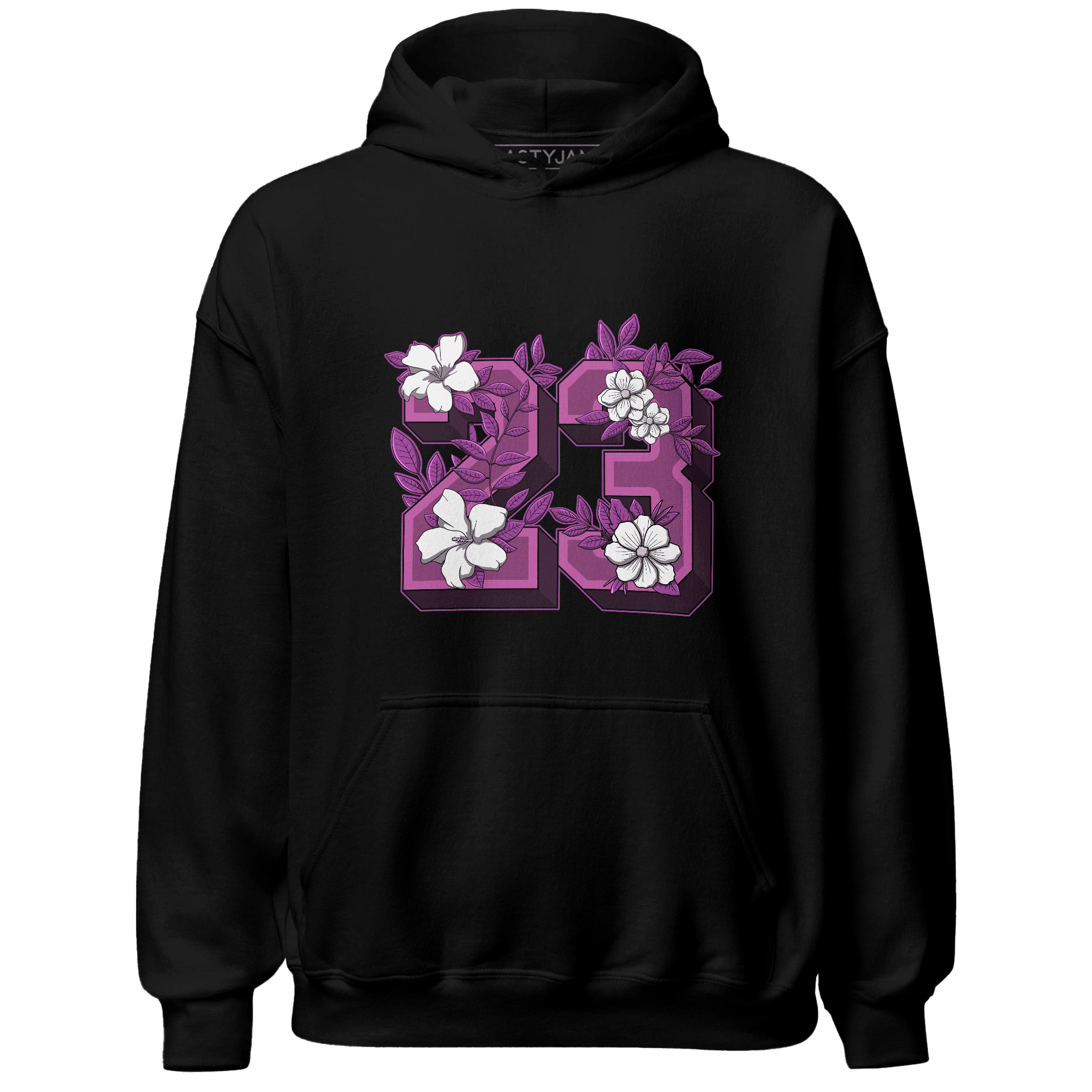 GS Hyper Violet 4s Hoodie Match 23 Floral - NastyJamz