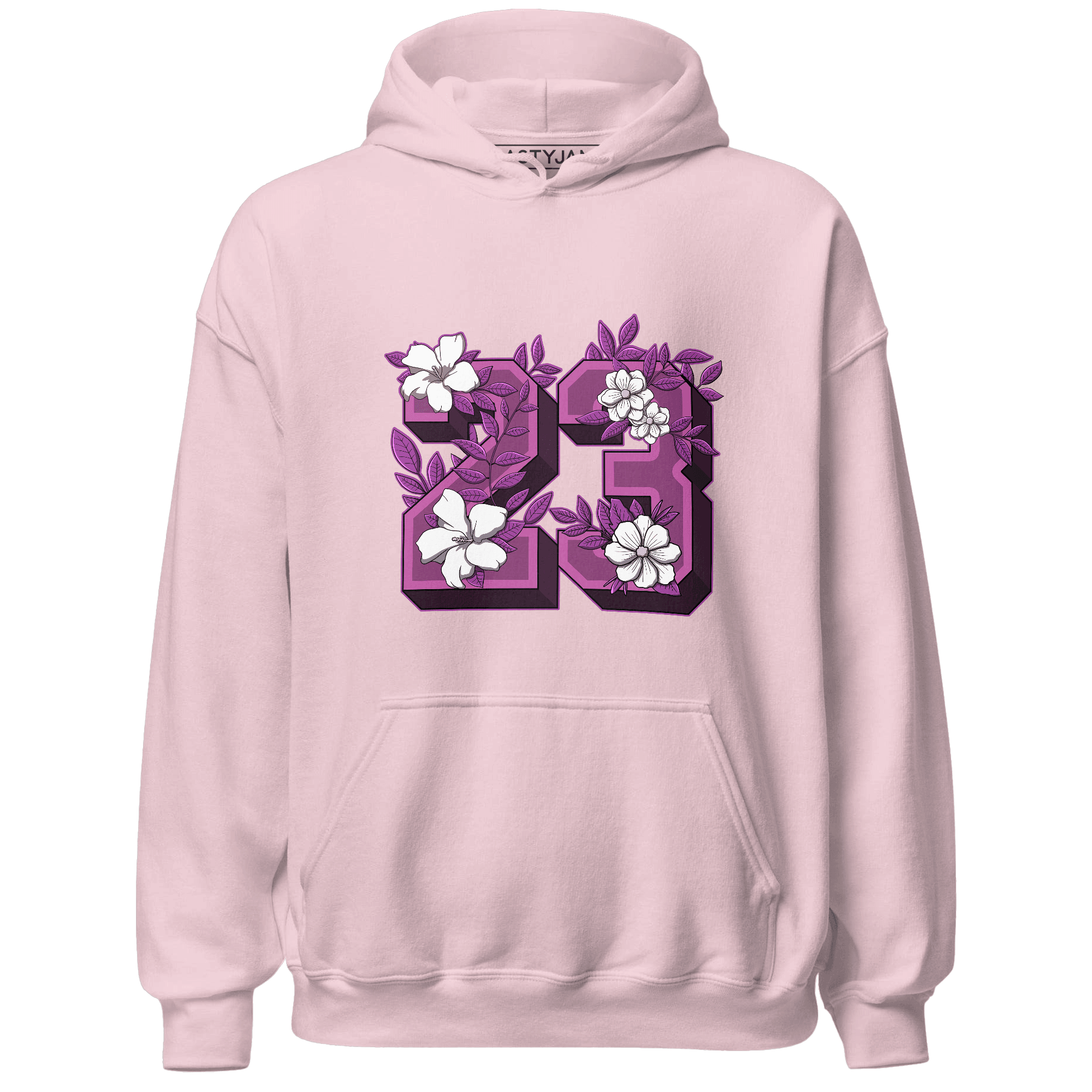 GS Hyper Violet 4s Hoodie Match 23 Floral - NastyJamz