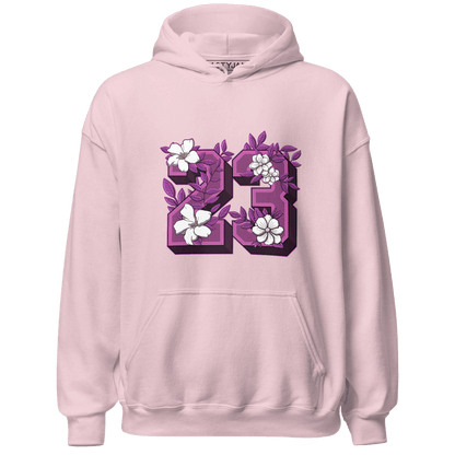 GS Hyper Violet 4s Hoodie Match 23 Floral - NastyJamz