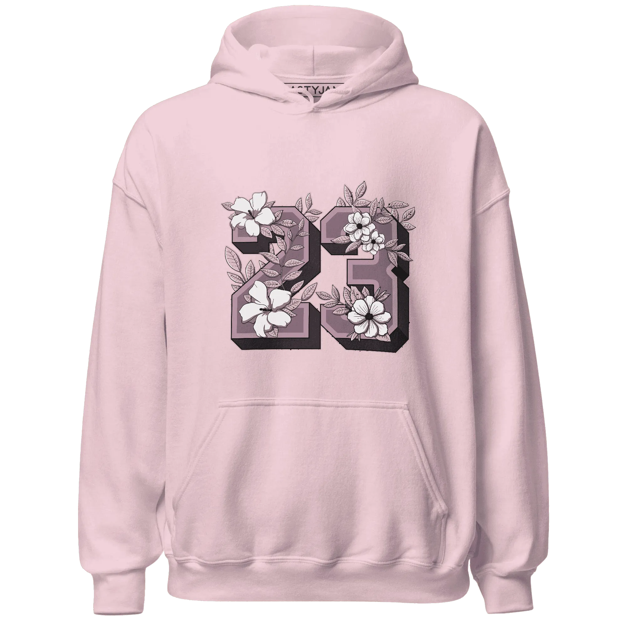 Orchid-Neutral-Grey-Black-White-4s-Hoodie-Match-23-Floral