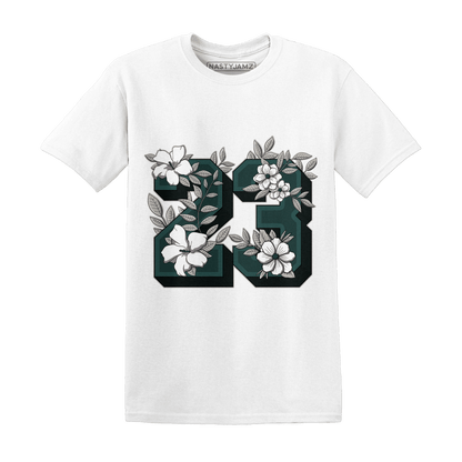 Oxidized Green 4s T Shirt Match 23 Floral - NastyJamz
