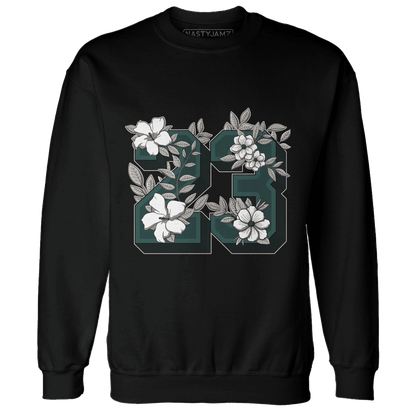 Oxidized Green 4s Sweatshirt Match 23 Floral - NastyJamz