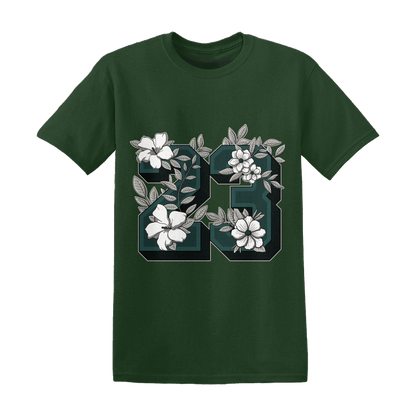 Oxidized Green 4s T Shirt Match 23 Floral - NastyJamz