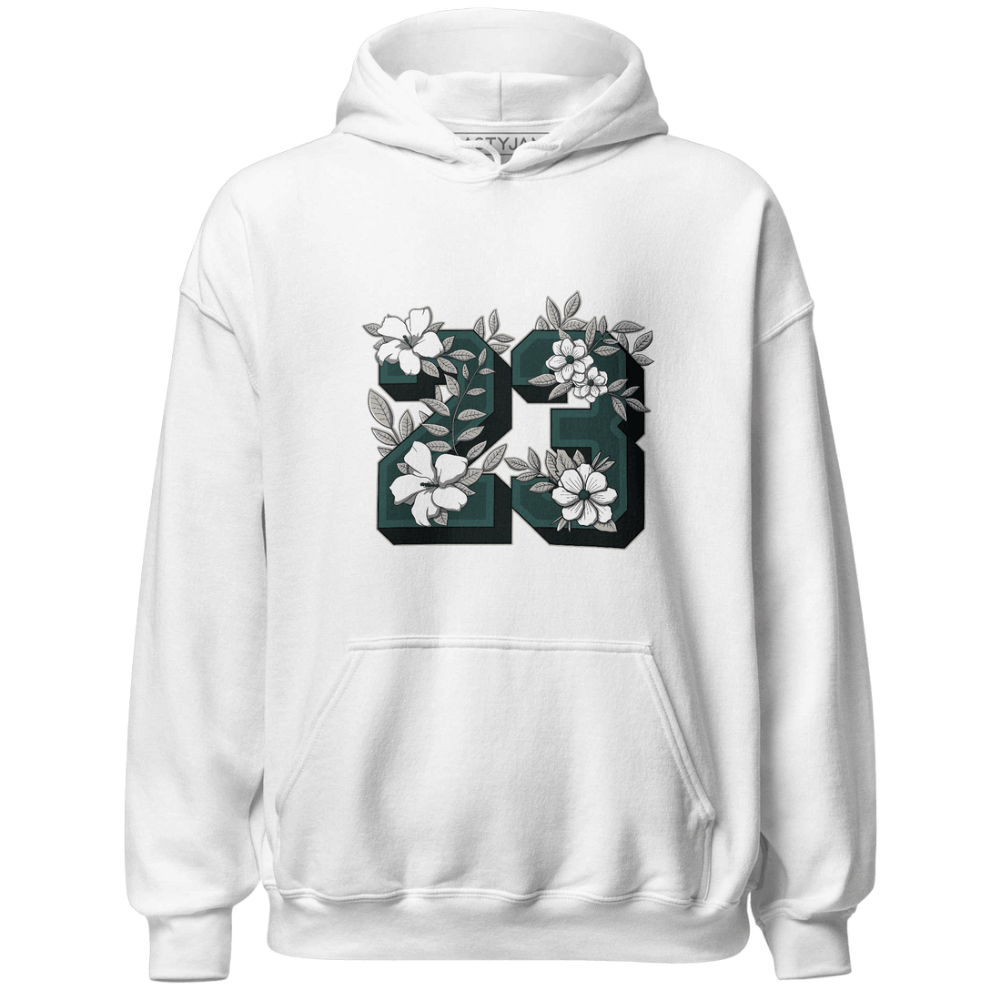 Oxidized Green 4s Hoodie Match 23 Floral - NastyJamz