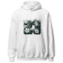 Oxidized Green 4s Hoodie Match 23 Floral - NastyJamz