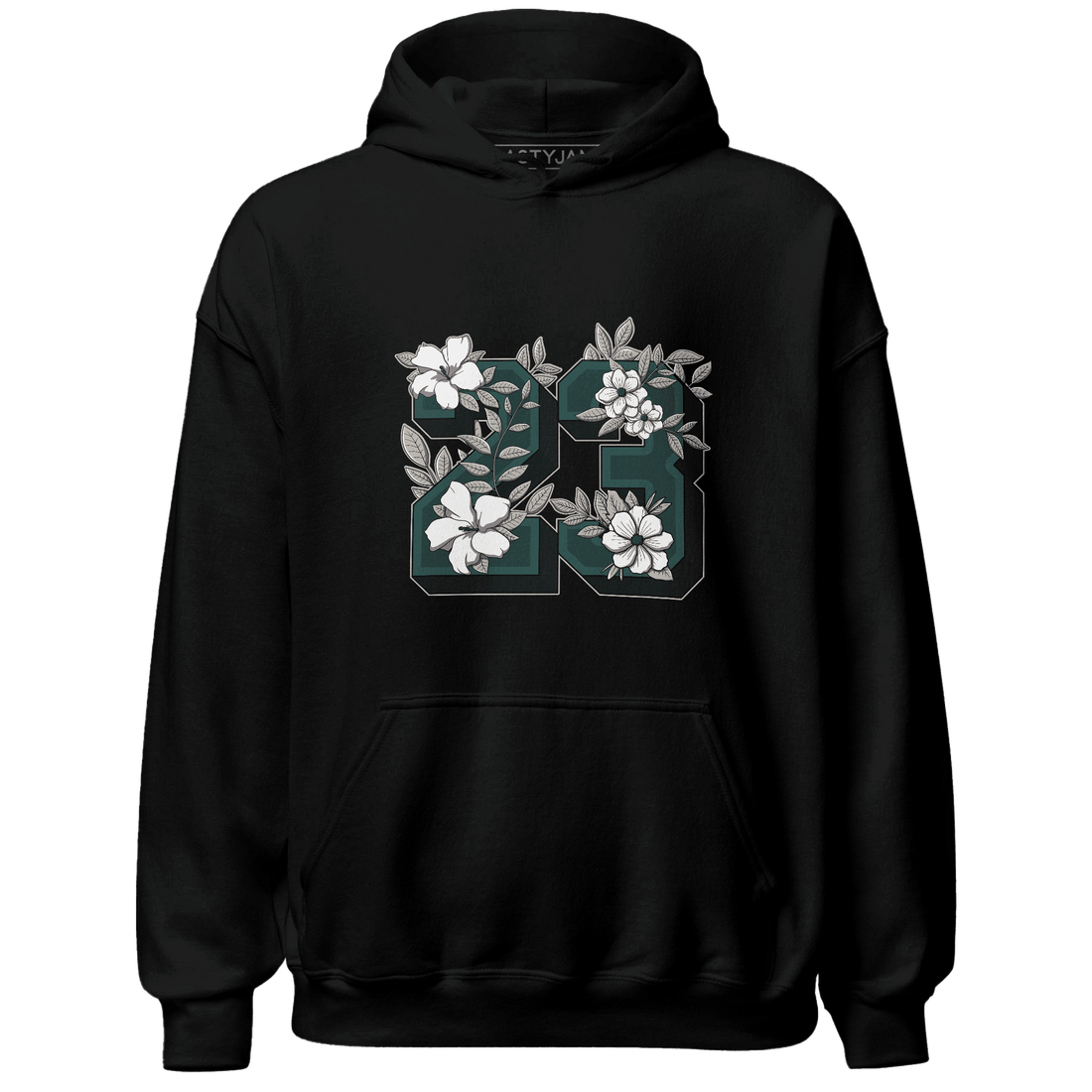 Oxidized Green 4s Hoodie Match 23 Floral - NastyJamz
