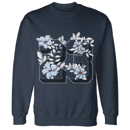 White-Navy-6s-Sweatshirt-Match-23-Floral