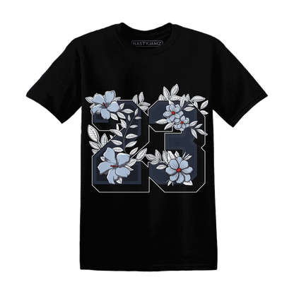 White-Navy-6s-T-Shirt-Match-23-Floral