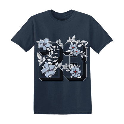 White-Navy-6s-T-Shirt-Match-23-Floral