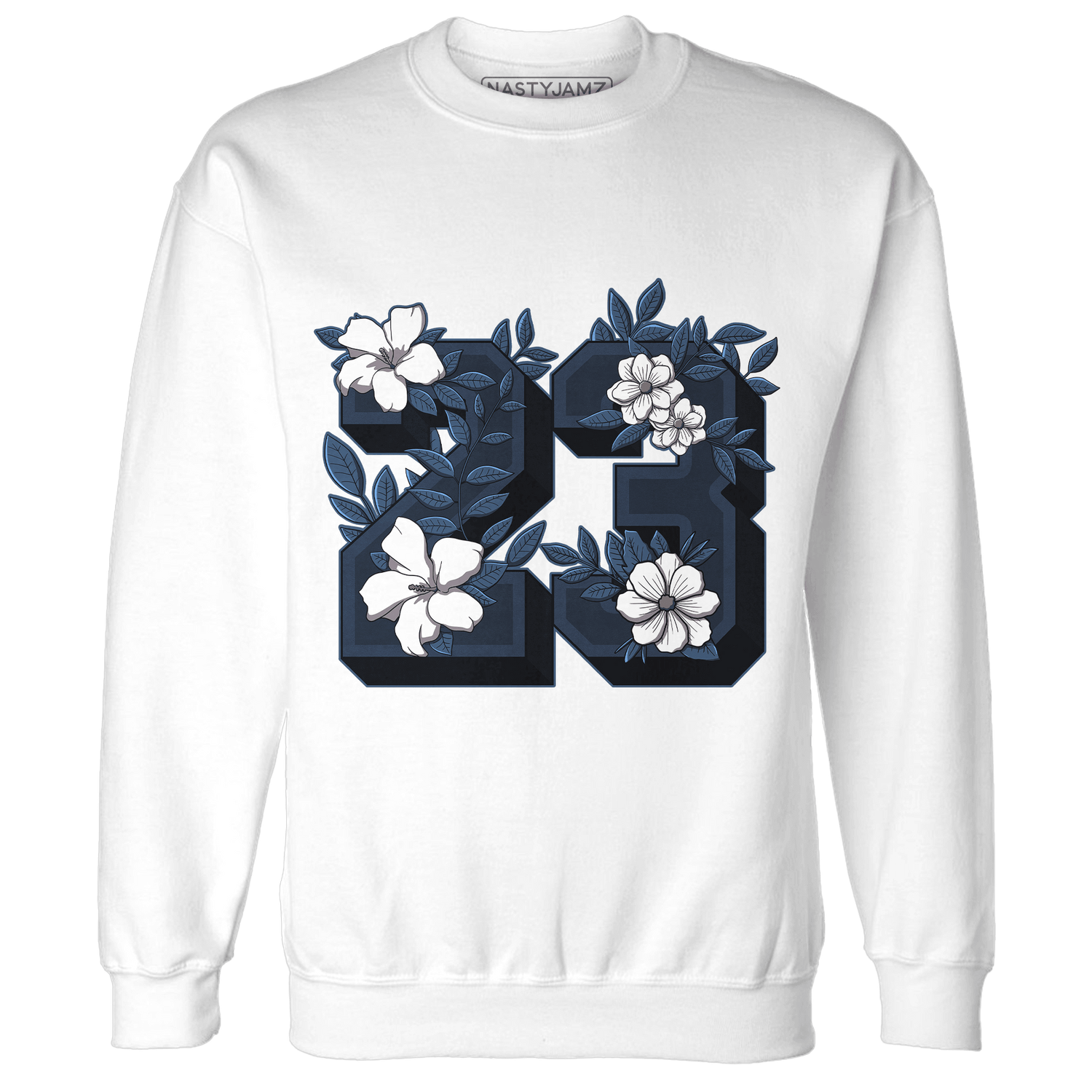 AM 1 86 Jackie RBS Sweatshirt Match 23 Floral - NastyJamz