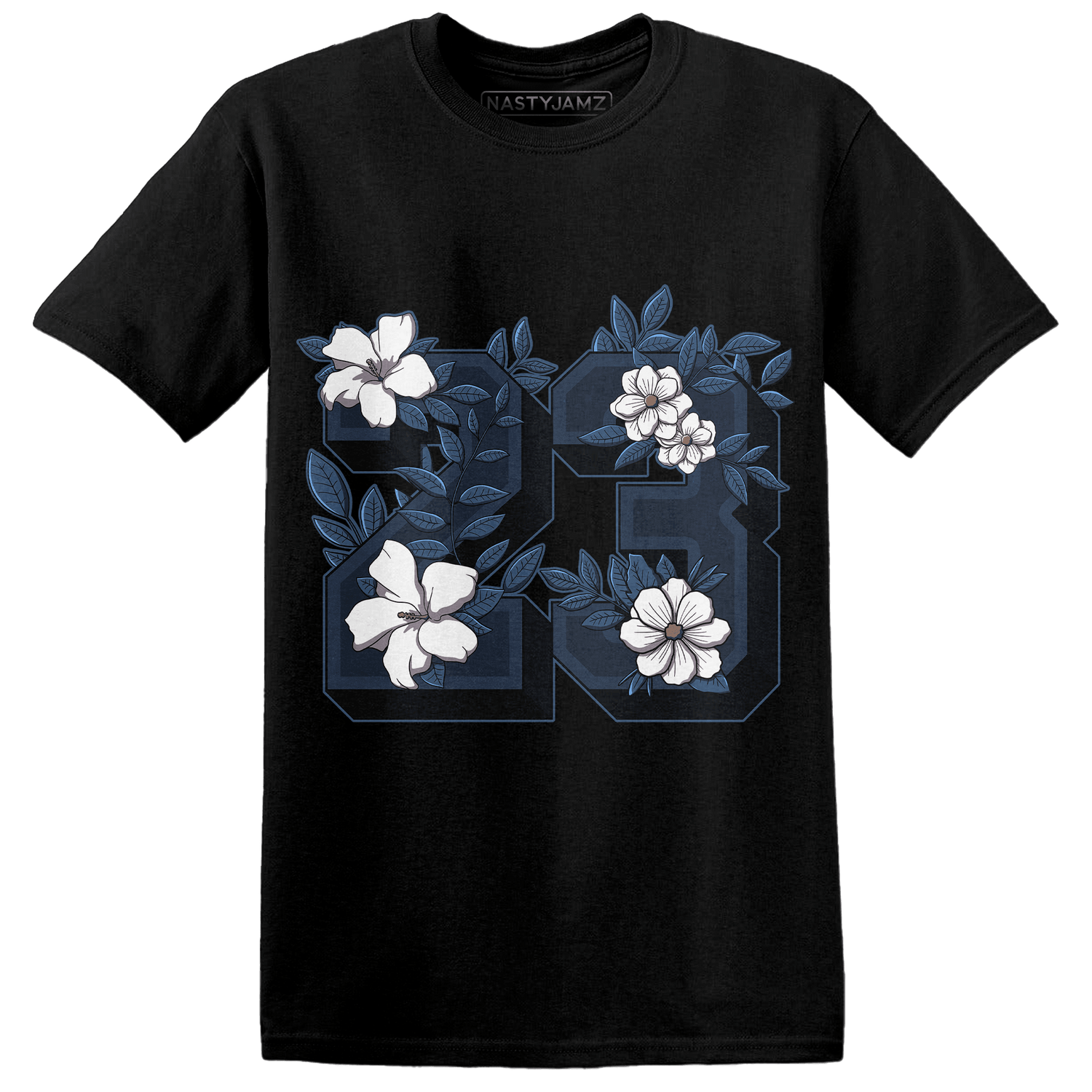 AM 1 86 Jackie RBS T Shirt Match 23 Floral - NastyJamz