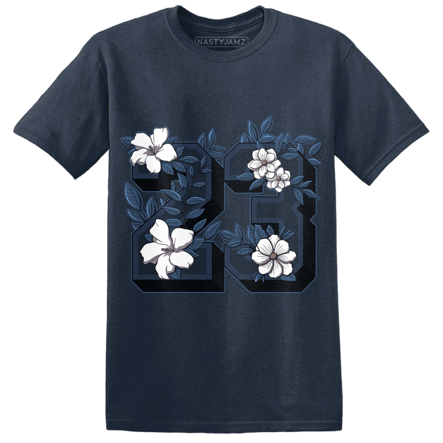 AM 1 86 Jackie RBS T Shirt Match 23 Floral - NastyJamz