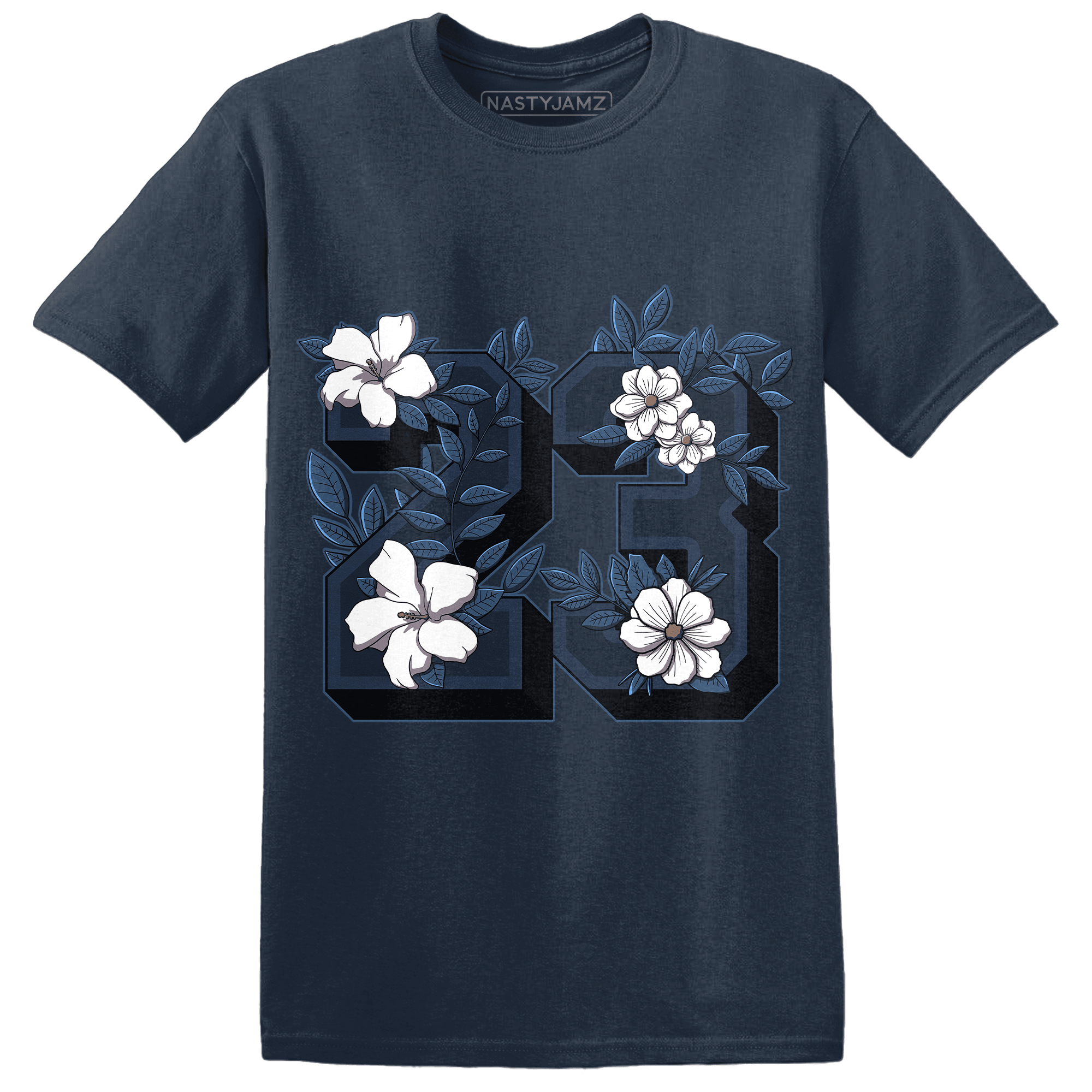 AM 1 86 Jackie RBS T Shirt Match 23 Floral - NastyJamz