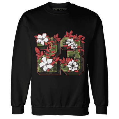 AM-90-Dark-Sage-Solar-Red-Sweatshirt-Match-23-Floral