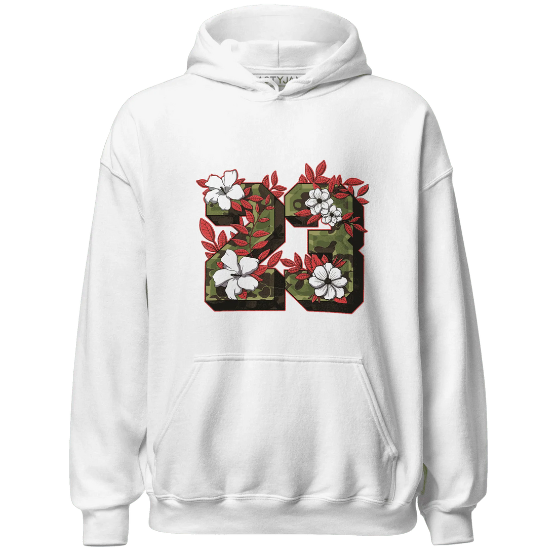 AM-90-Dark-Sage-Solar-Red-Hoodie-Match-23-Floral