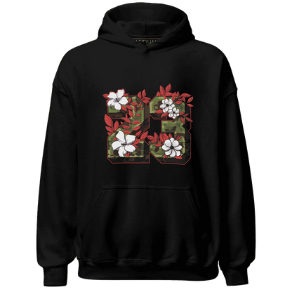 AM-90-Dark-Sage-Solar-Red-Hoodie-Match-23-Floral