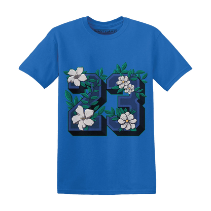 Dunk-Hyper-Royal-Malachite-T-Shirt-Match-23-Floral