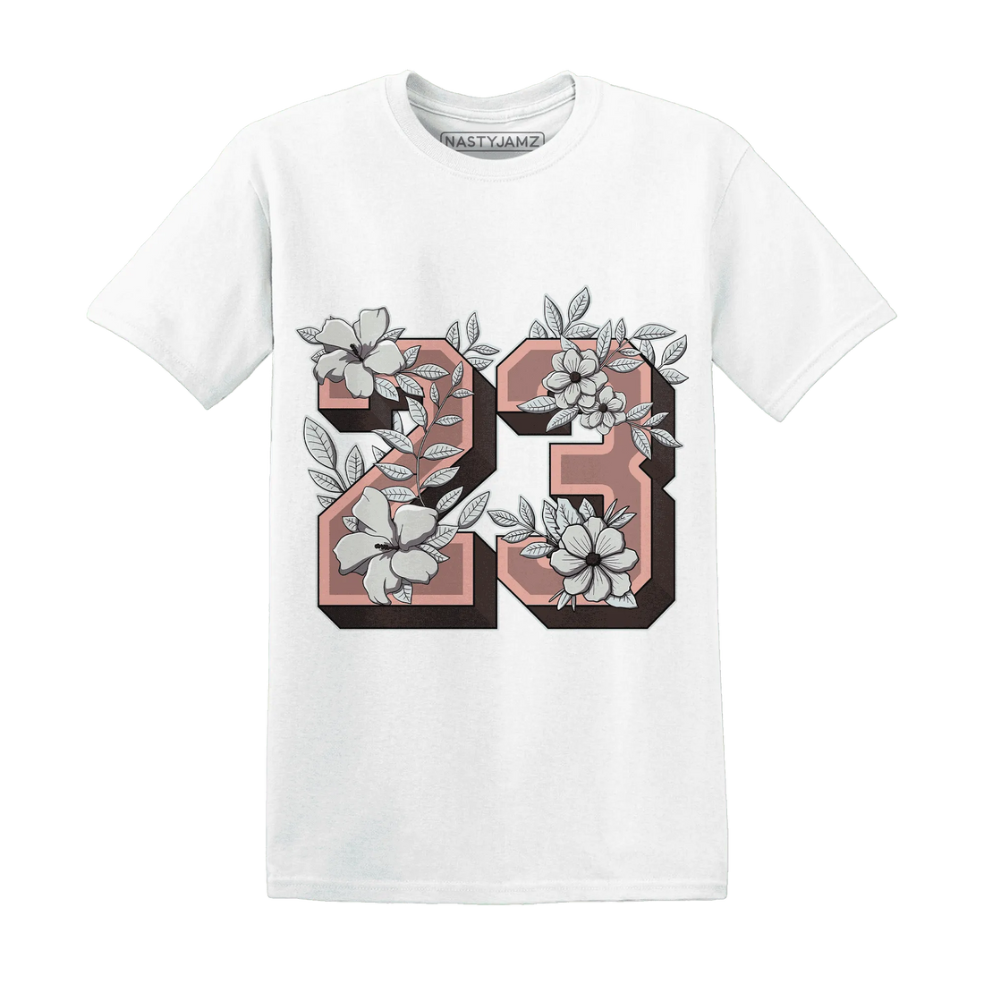 Dunk-Low-Glacier-Blue-Arctic-Orange-T-Shirt-Match-23-Floral