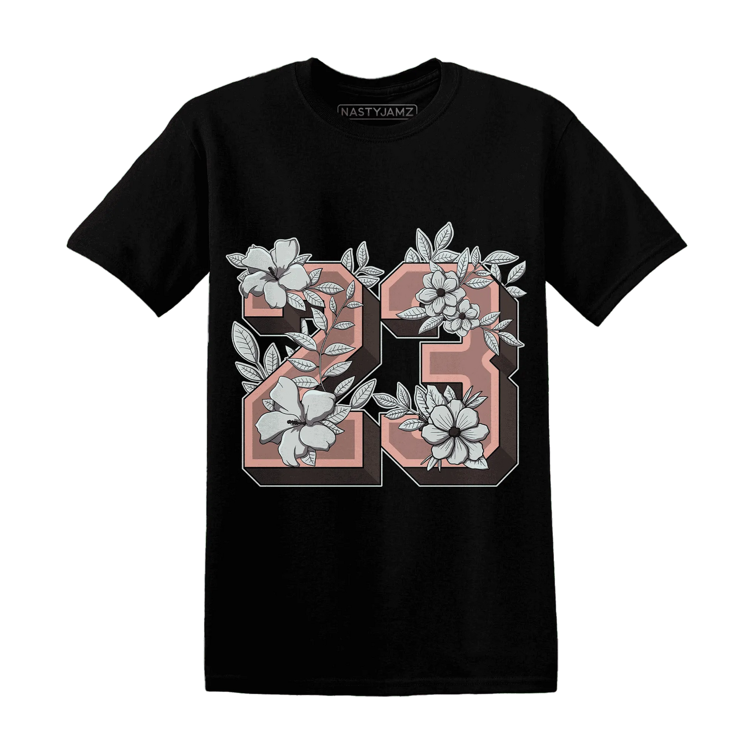 Dunk-Low-Glacier-Blue-Arctic-Orange-T-Shirt-Match-23-Floral