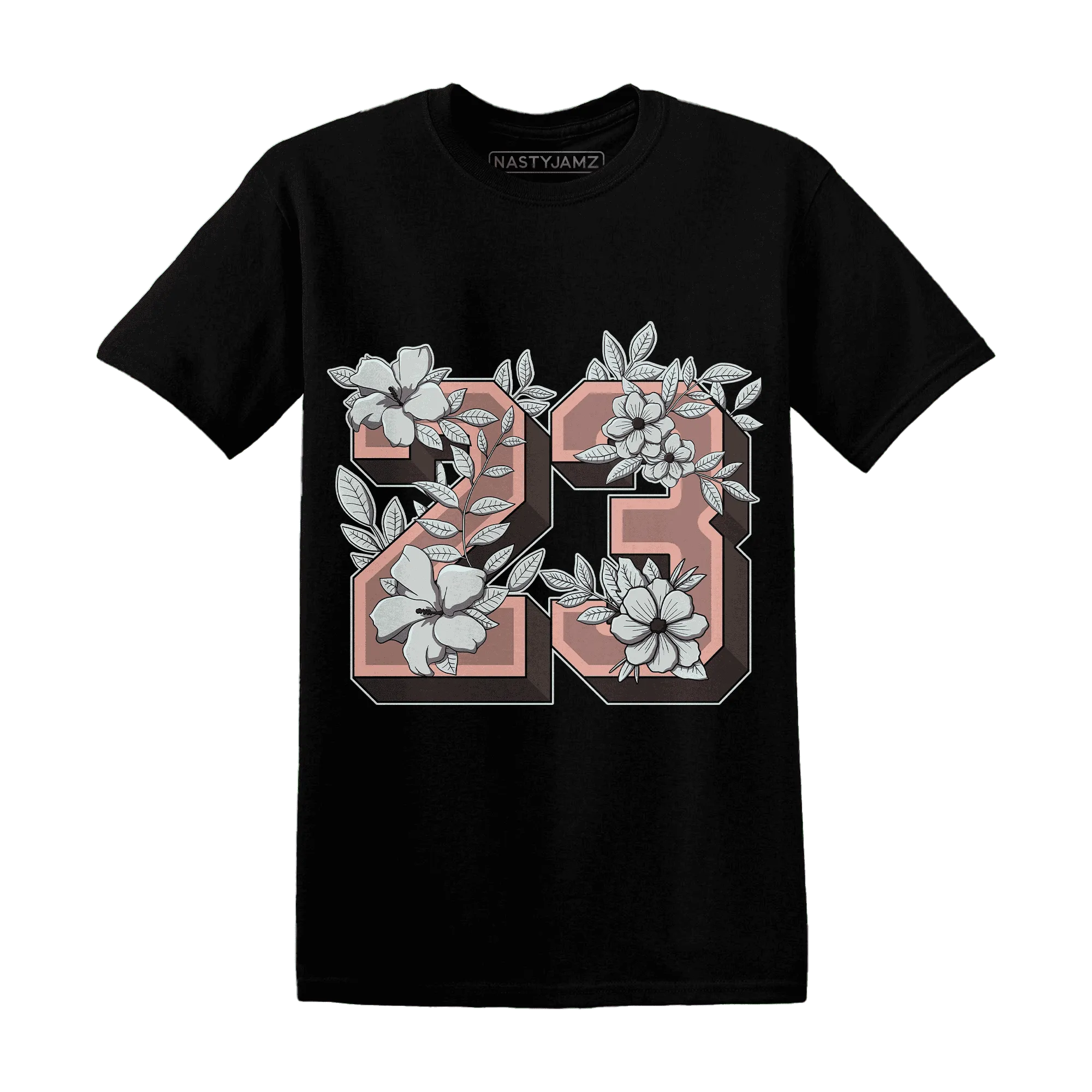 Dunk-Low-Glacier-Blue-Arctic-Orange-T-Shirt-Match-23-Floral