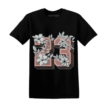 Dunk-Low-Glacier-Blue-Arctic-Orange-T-Shirt-Match-23-Floral