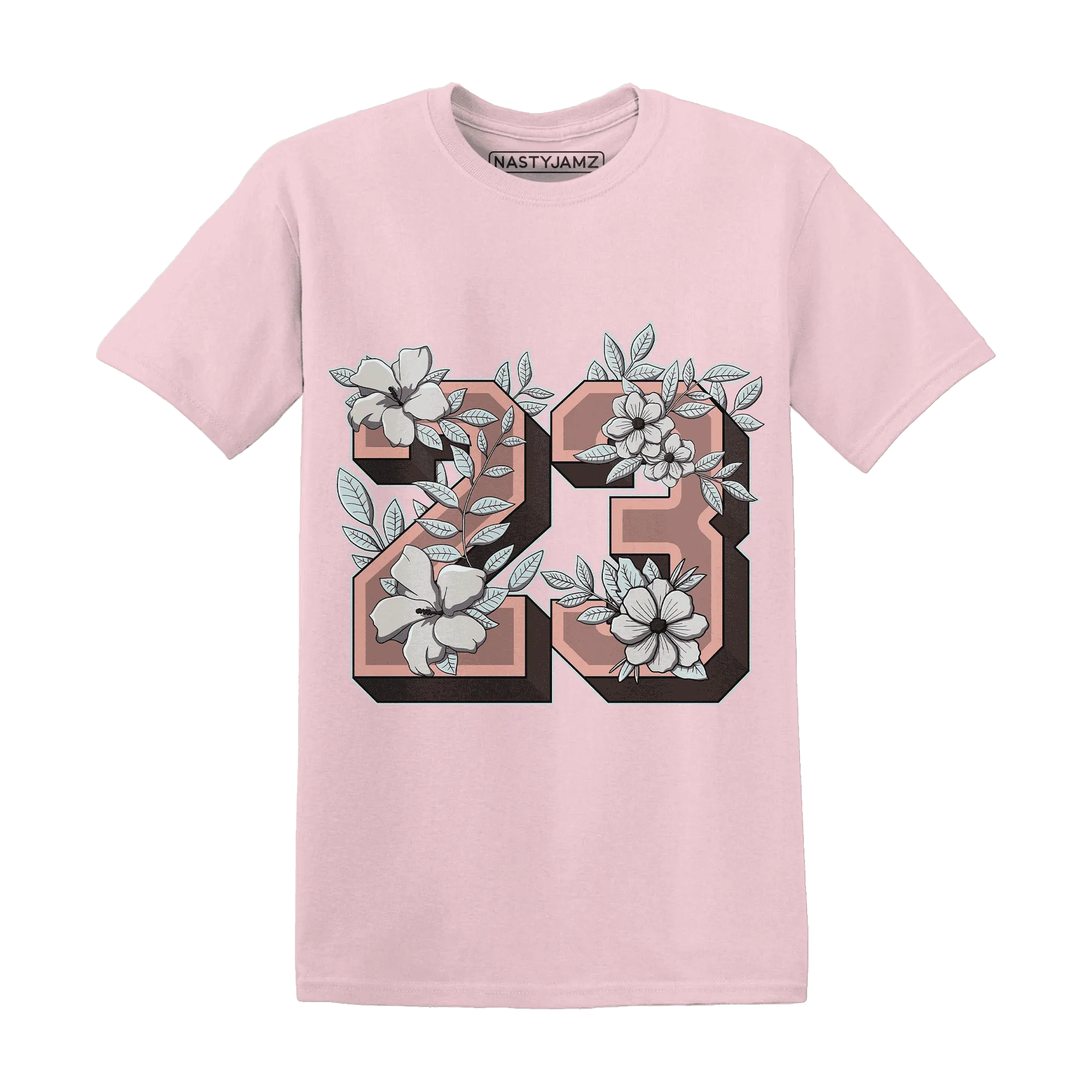 Dunk-Low-Glacier-Blue-Arctic-Orange-T-Shirt-Match-23-Floral