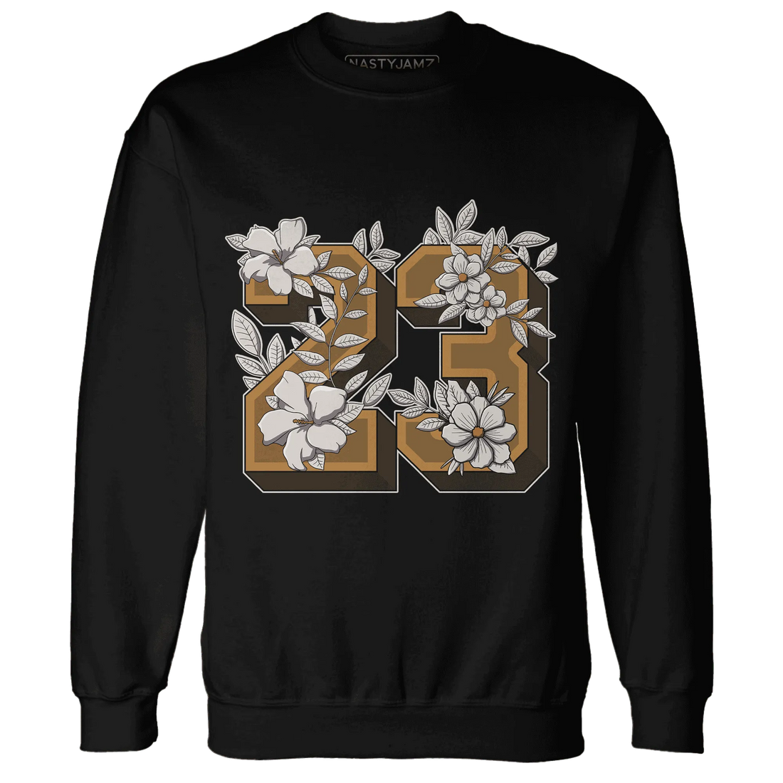 Dunk-Low-Retro-Wheat-Orange-Sweatshirt-Match-23-Floral