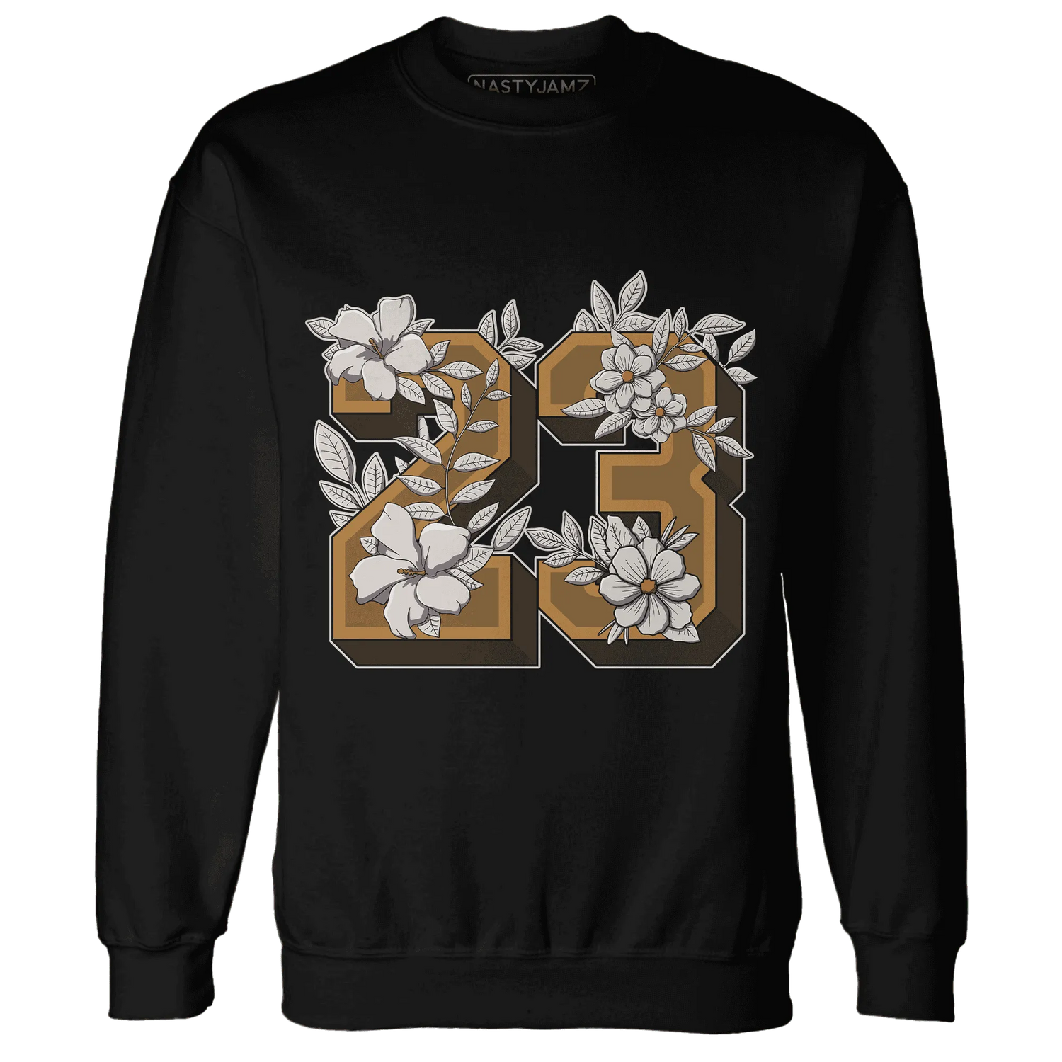 Dunk-Low-Retro-Wheat-Orange-Sweatshirt-Match-23-Floral