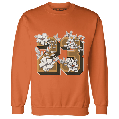 Dunk-Low-Retro-Wheat-Orange-Sweatshirt-Match-23-Floral