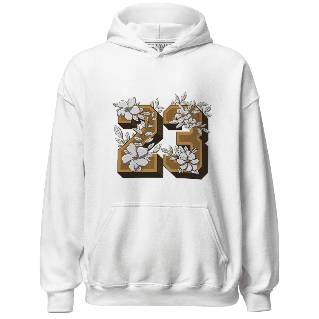 Dunk-Low-Retro-Wheat-Orange-Hoodie-Match-23-Floral