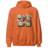 Dunk-Low-Retro-Wheat-Orange-Hoodie-Match-23-Floral