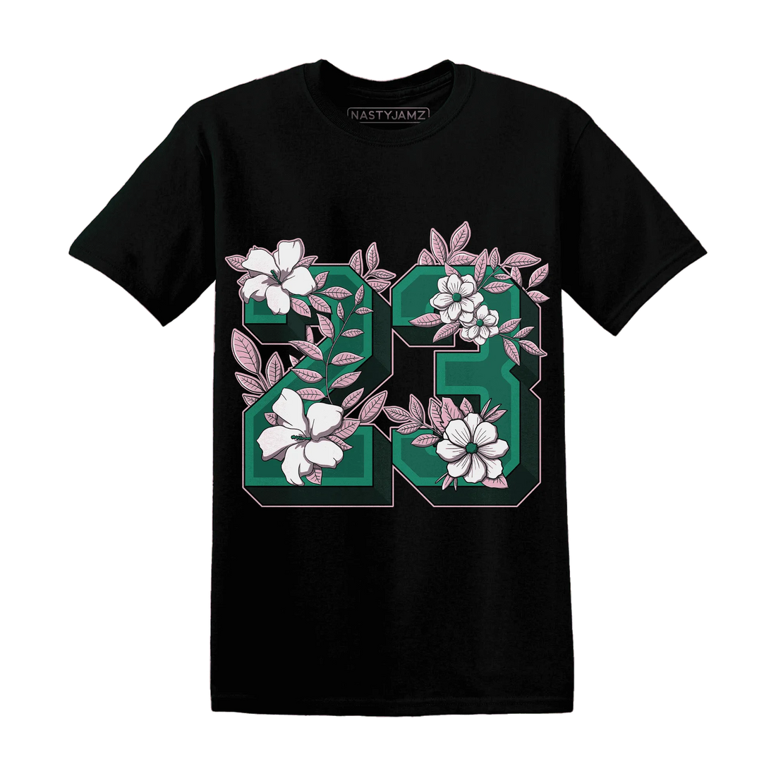 Dunk-Pink-Malachite-Medium-Soft-Low-Sail-NastyJamz-T-Shirt-Match-23-Floral