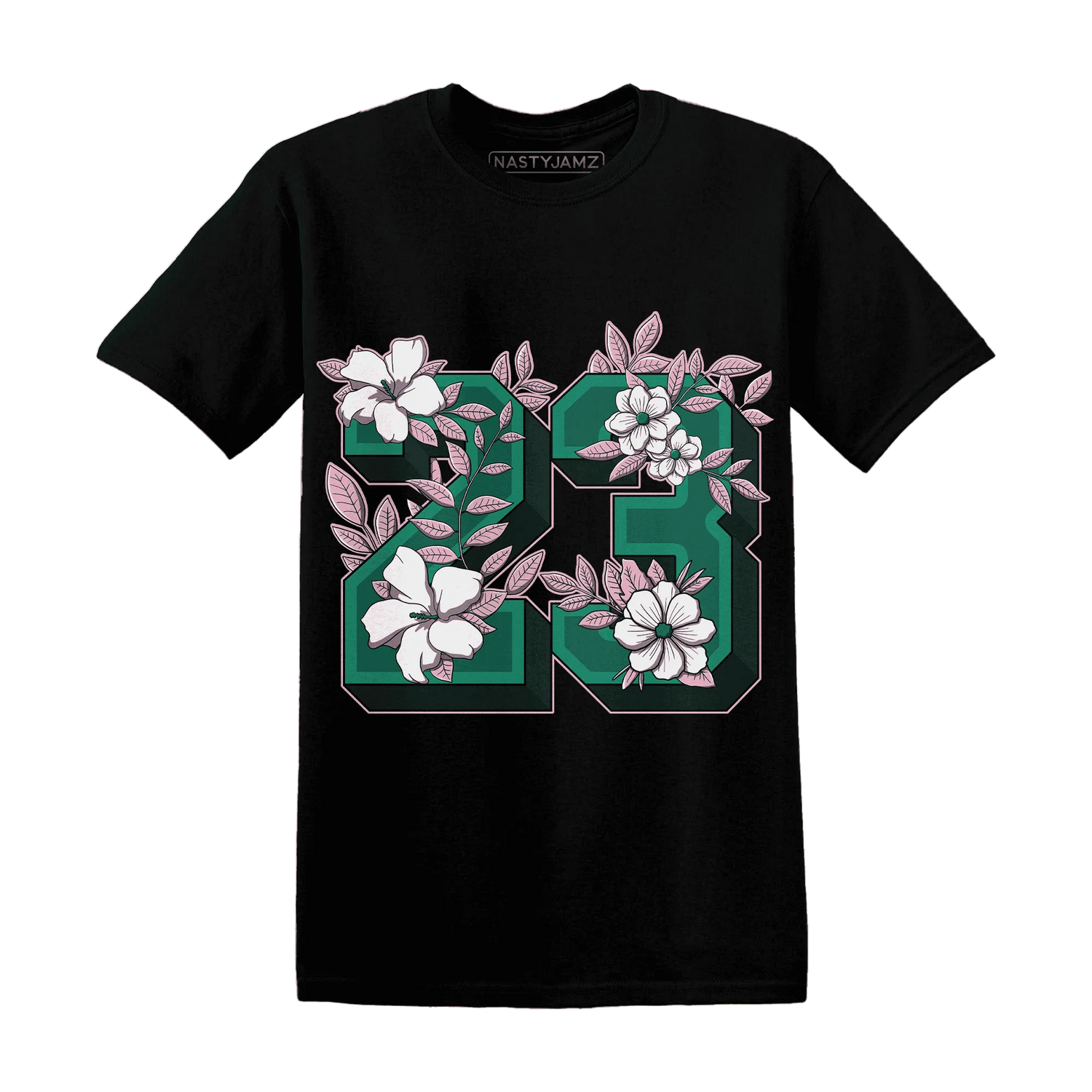 Dunk-Pink-Malachite-Medium-Soft-Low-Sail-NastyJamz-T-Shirt-Match-23-Floral