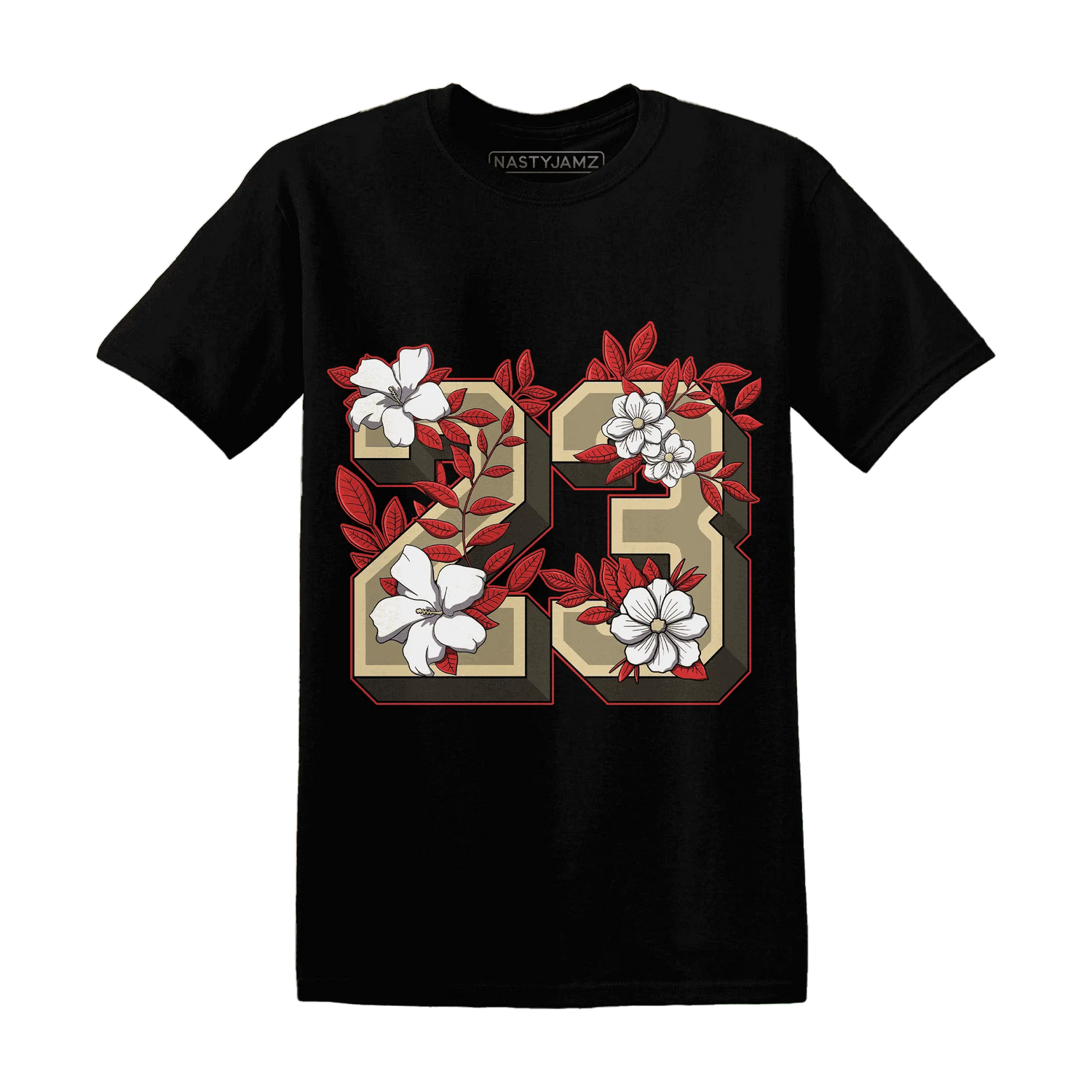 Dunk-Strawberry-Waffle-T-Shirt-Match-23-Floral