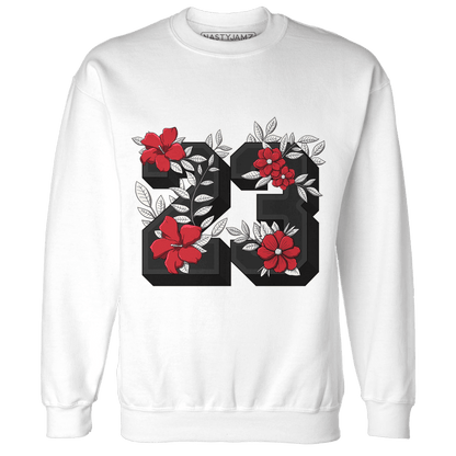 Jumman Jack University Red Sweatshirt Match 23 Floral - NastyJamz