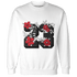 Jumman Jack University Red Sweatshirt Match 23 Floral - NastyJamz
