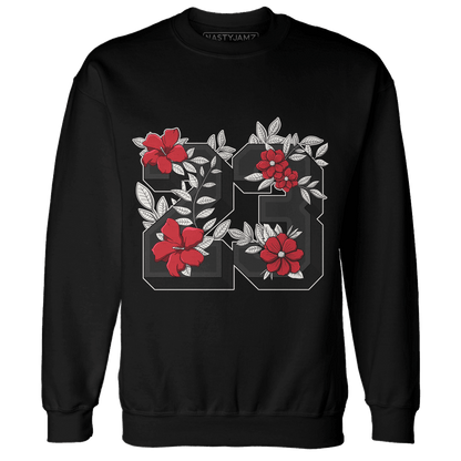 Jumman Jack University Red Sweatshirt Match 23 Floral - NastyJamz