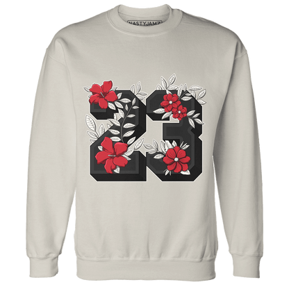 Jumman Jack University Red Sweatshirt Match 23 Floral - NastyJamz
