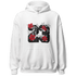 Jumman Jack University Red Hoodie Match 23 Floral - NastyJamz