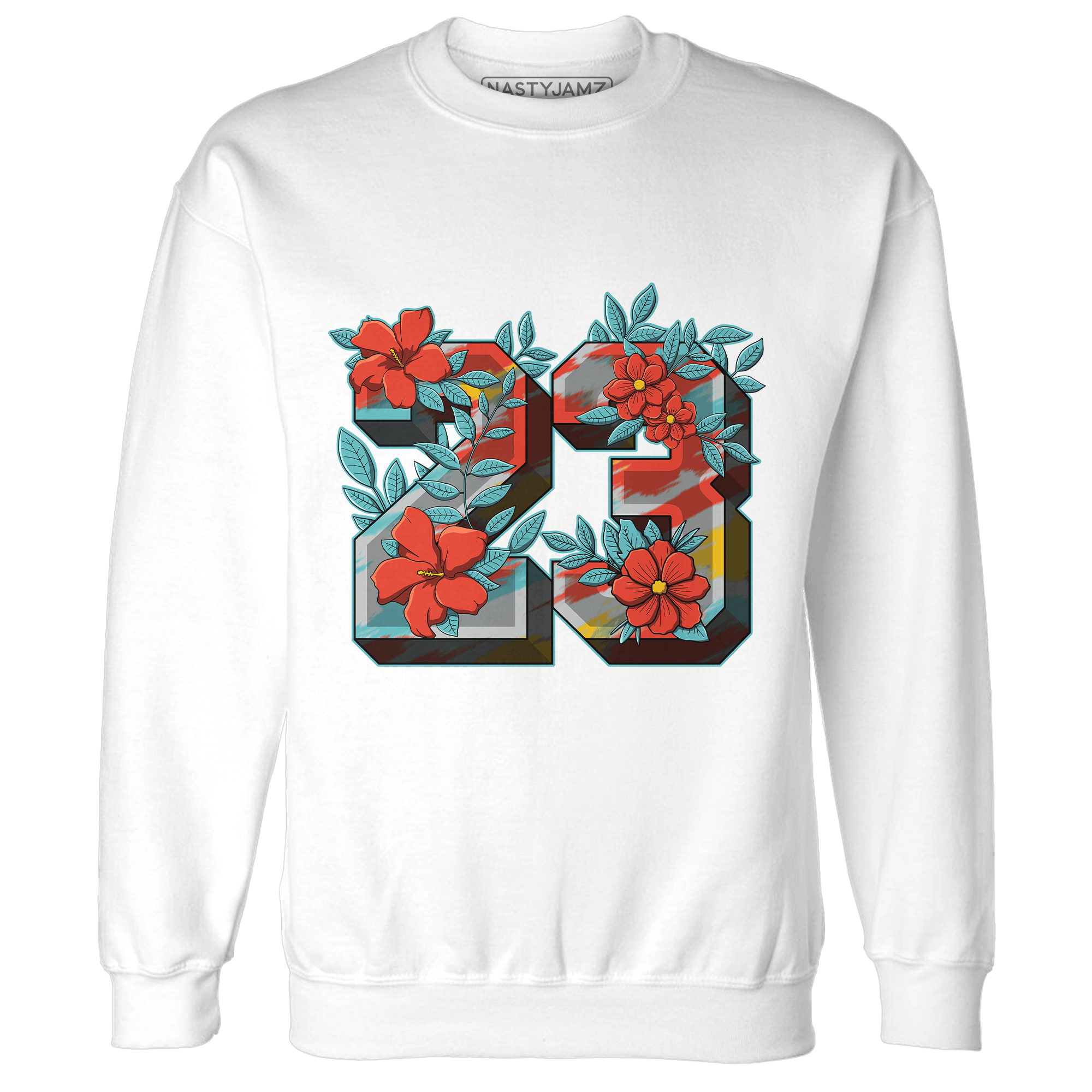 KB 8 Protro Venice Beach Sweatshirt Match 23 Floral - NastyJamz