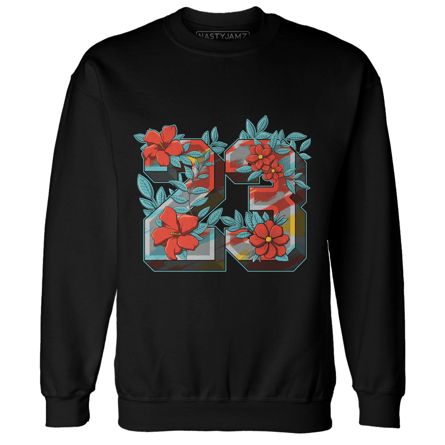 KB 8 Protro Venice Beach Sweatshirt Match 23 Floral - NastyJamz