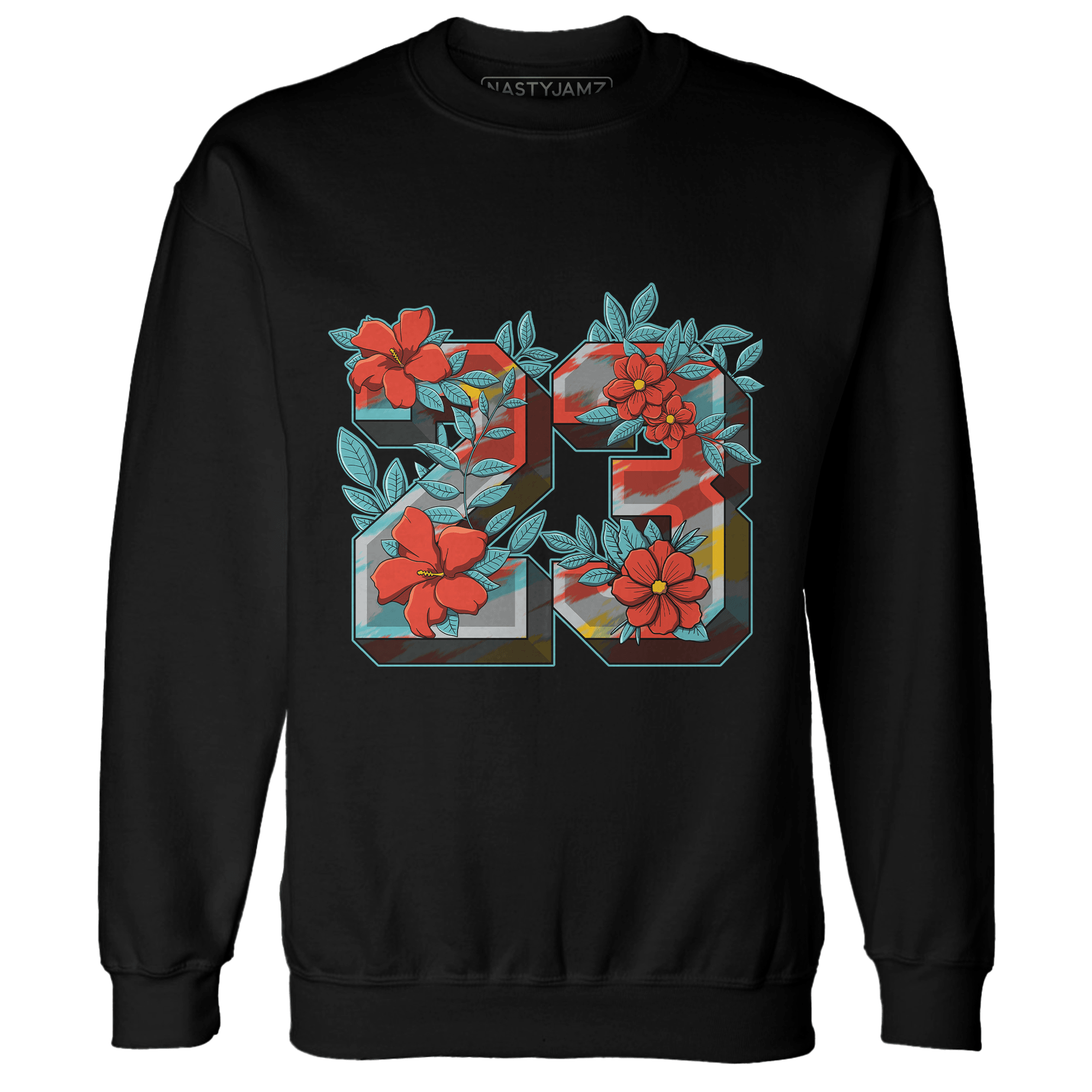 KB 8 Protro Venice Beach Sweatshirt Match 23 Floral - NastyJamz
